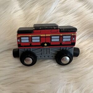 Wooden Red Train 2005‎ Geoffrev Inc. Imaginarium Magnetic